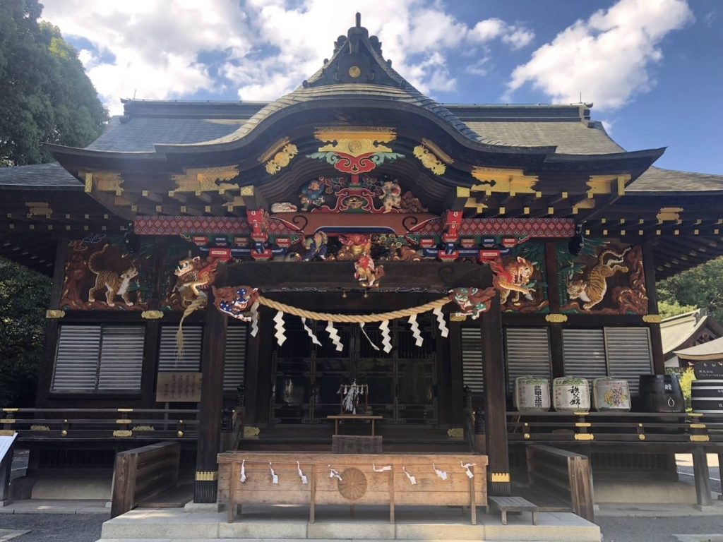 秩父神社の本殿を正面から撮ったもの